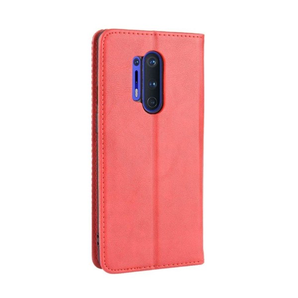 Bofink Vintage läder OnePlus 8 Pro fodral - Röd Röd