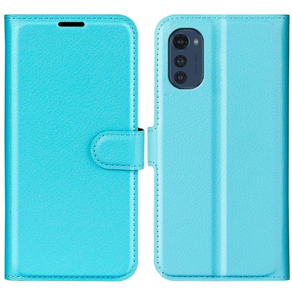 Klassisk Motorola Moto E32 flip etui - Grøn Green