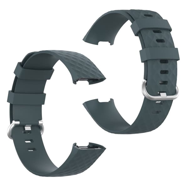 Fitbit Charge 3 / 4 slitesterkt klokkerem - Mørkegrønn Green
