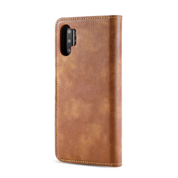 DG.MING Samsung Galaxy Note 10 Pro 2-in-1 Wallet fodral - Brun Brun