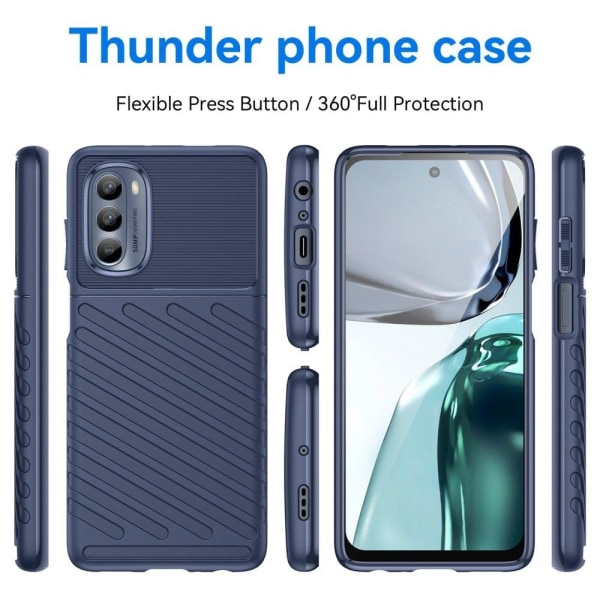Thunder Motorola Moto G62 5g Etui - Blå Blue
