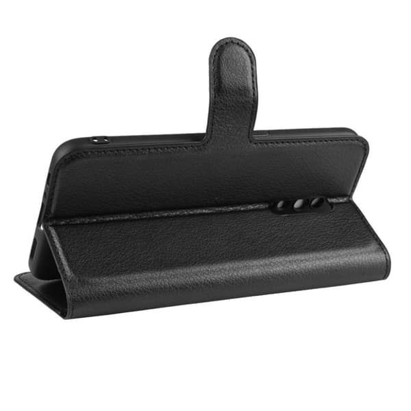 Simple Oppo Reno Z flip veske - Svart Black