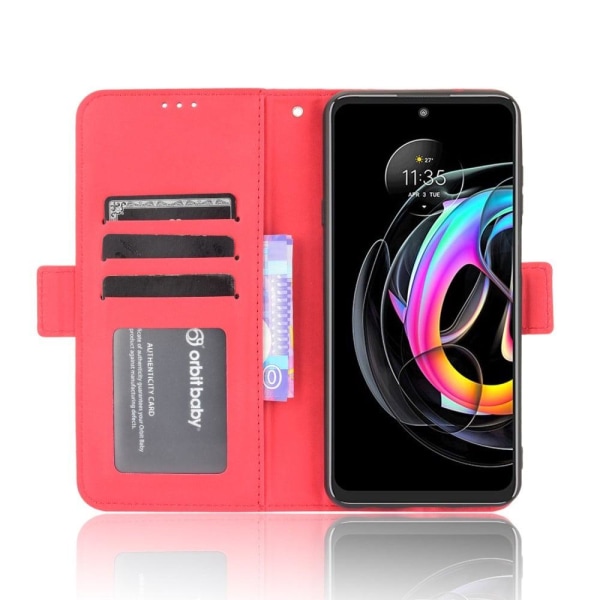 Moderni Nahkalaukku For Motorola Edge 20 Fusion / Edge 20 Lite - Red