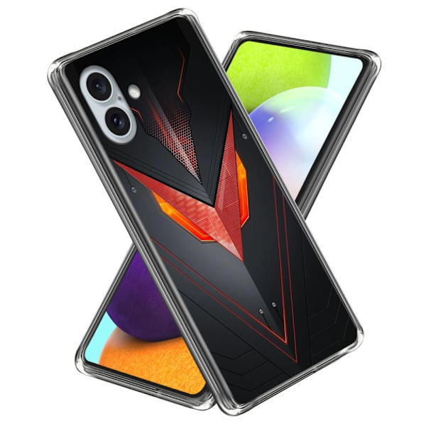 Vibe iPhone 16 Plus skal - Stil J Röd