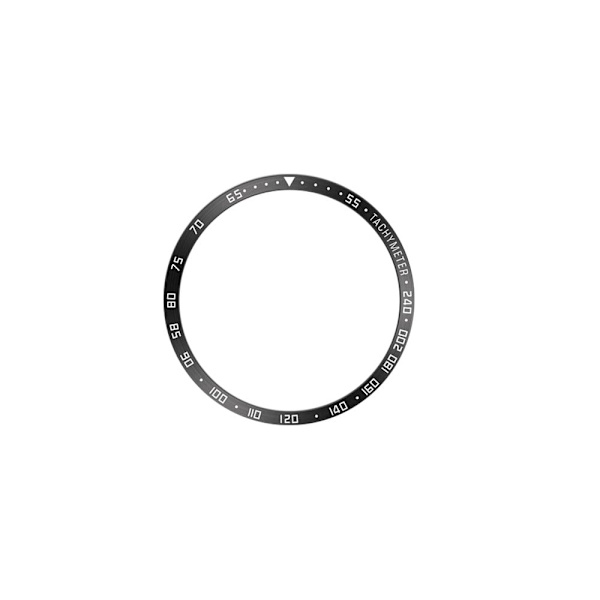 Samsung Galaxy Watch 6 (44mm) ring i rustfrit stål - Sort / Sort / Sort Black