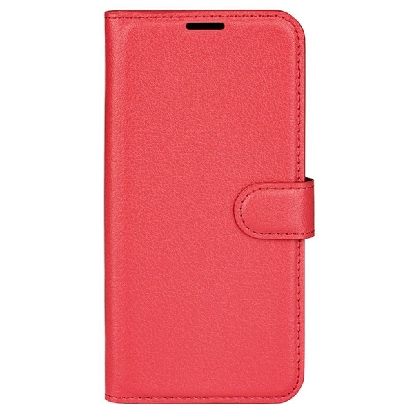 Classic Xiaomi Poco X4 Pro 5G flip kuoret - Punainen Red