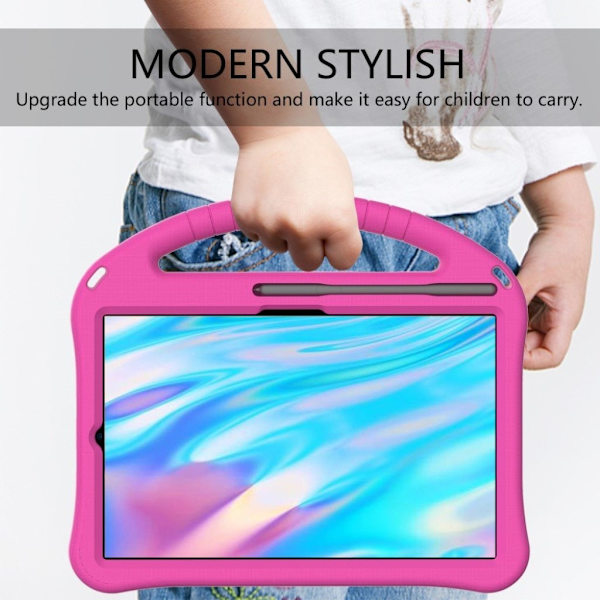 Lenovo Tab M8 holdbart EVA-etui - Rose Pink