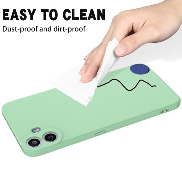 Matte Liquid Nothing CMF Phone 1 silikone cover - Grøn Green
