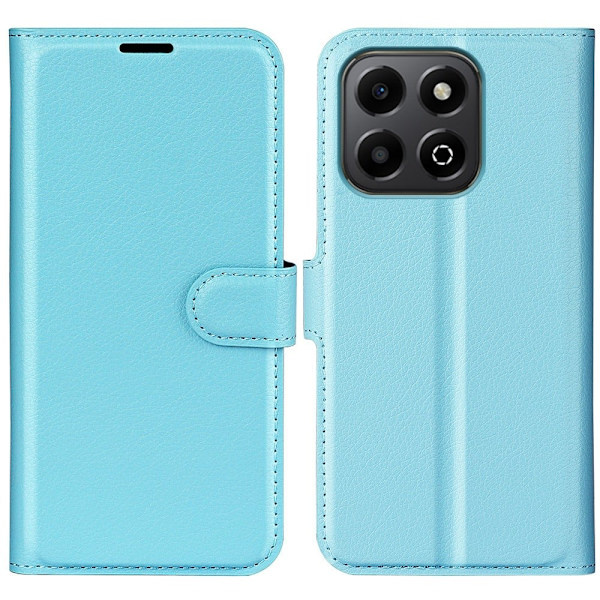 Klassisk Honor X6b flip etui - Blå Blue