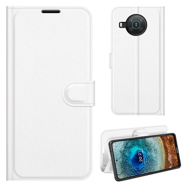 Classic Nokia X10 / Nokia X20 flip kuoret - Valkoinen White
