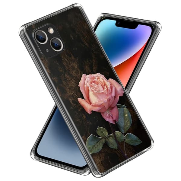 Deco iPhone 14 Plus Suojakotelo - Rose Pink