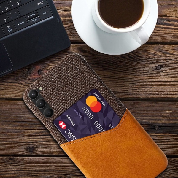 Bofink Samsung Galaxy S23 Plus Kort Cover - Brun Brown