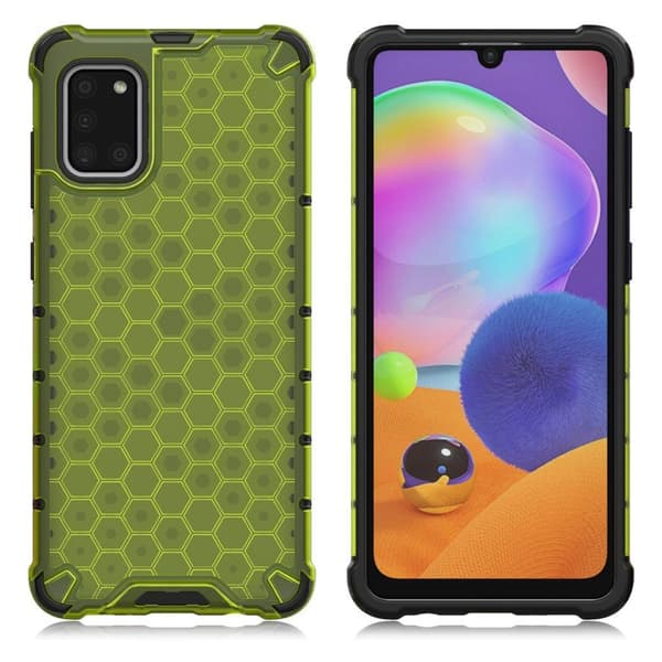 Bofink Honeycomb Samsung Galaxy A31 Etui - Grøn Green
