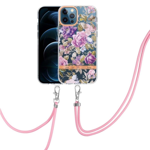 YB IMD Series IML Flexible Phone Case iPhone 12 Pro Max 6.7 inch Purple