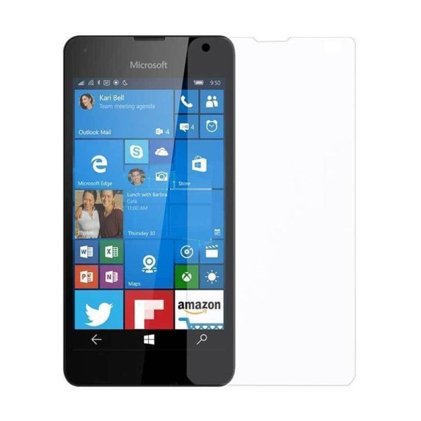 Microsoft Lumia 550 Screen Cover in Hardened Glass Transparent