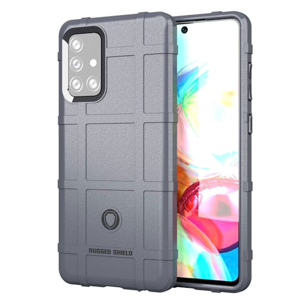 Rugged Shield Samsung Galaxy A72 5G kotelot - Harmaa Silver grey