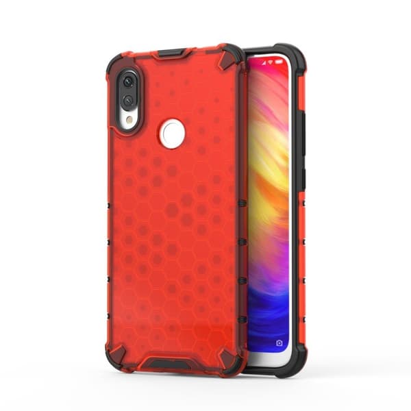 Bofink Honeycomb Xiaomi Redmi Note 7 deksel - Rød Red