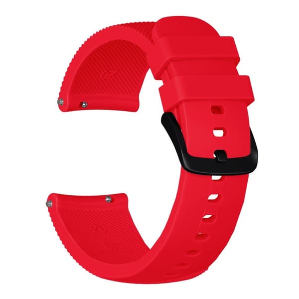 Samsung Galaxy Watch Active twill silikoninen ranneke - Punainen Red