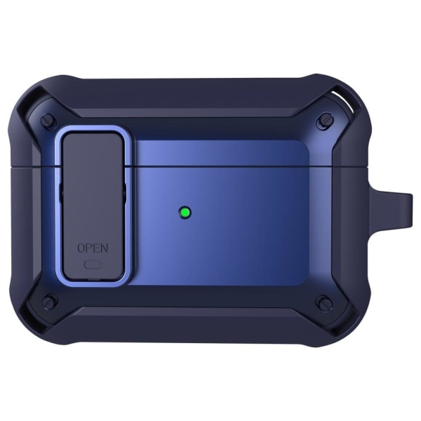 AirPods Pro snap-on lid design TPU case - Blue / Black Blue