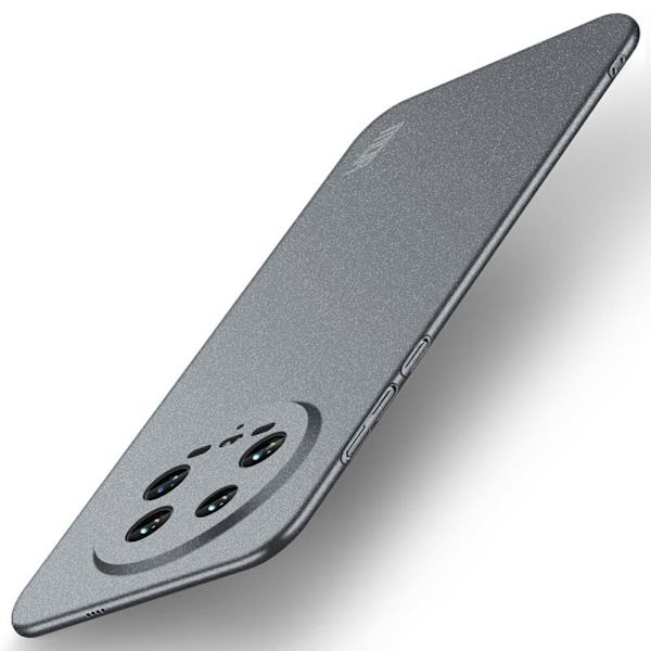 MOFI Xiaomi 14 Ultra slim shield kotelot - Harmaa Silver grey