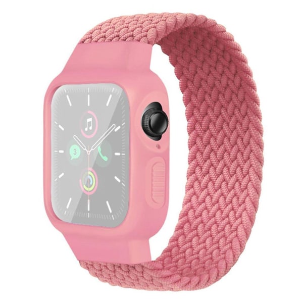 Apple Watch Series 6 / 5 44mm simple nylon watch band - Pink / Size: 170mm Rosa