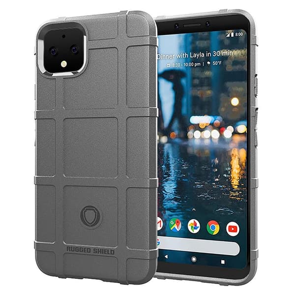 Rugged Shield Google Pixel 4 XL deksel - Grå Silver grey