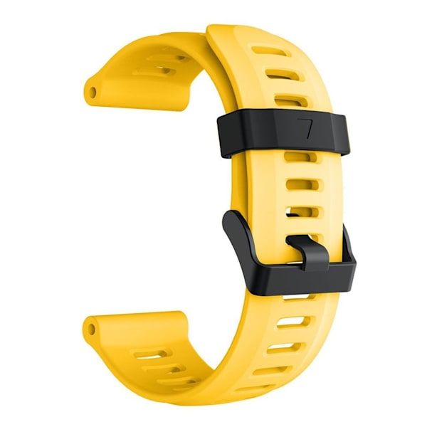 Garmin Fenix 5X / Fenix 3 silikoninen ranneke - Keltainen Yellow