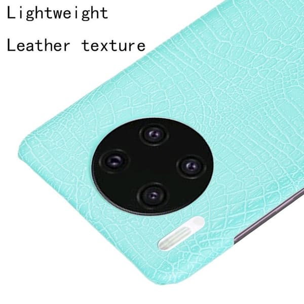 Croco Huawei Mate 30 deksel - Cyan Green