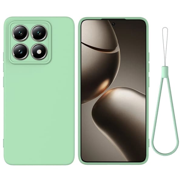 Matte Liquid Xiaomi 14T Pro silikone cover - Grøn Green