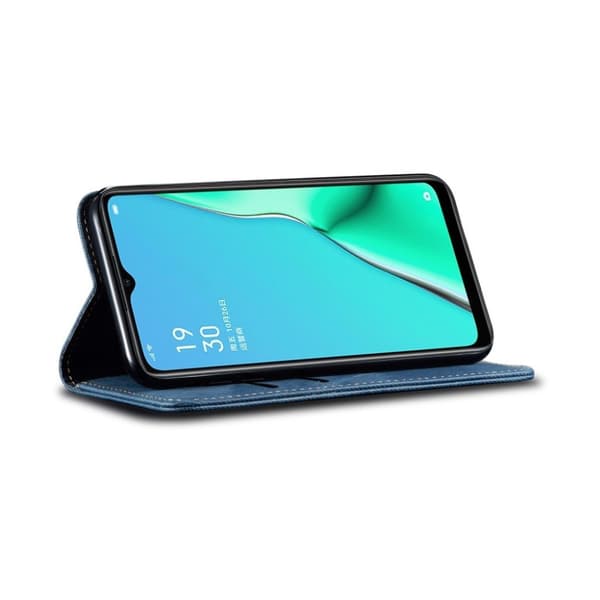 Jeans Oppo A9 (2020) Flip case - Blå Blue
