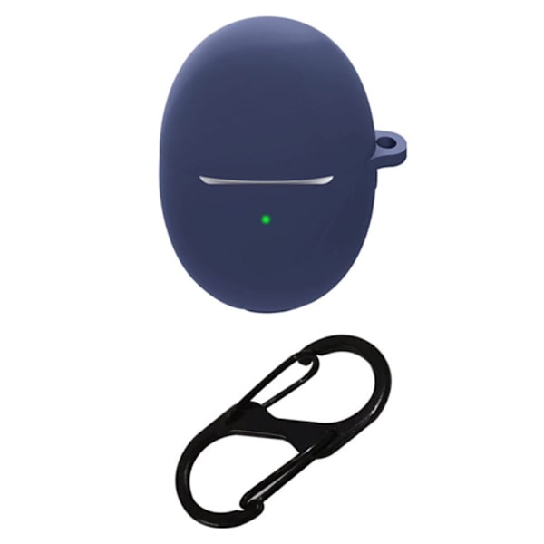 Huawei FreeBuds 5 silikonskydd med spänne - Mörkblå Blå