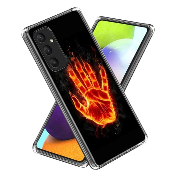 Deco Samsung Galaxy A55 skal - Eldpalm Orange