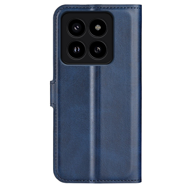 Plånboksfodral av hållbart konstläder till Xiaomi 14 Pro - Blå Blå