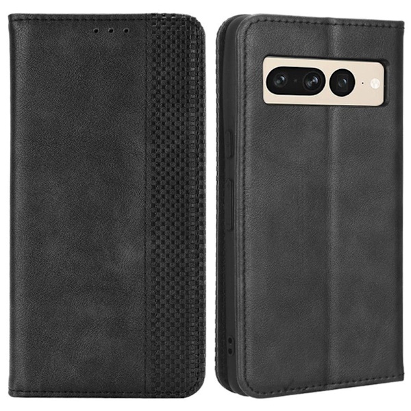 Bofink Vintage läder Google Pixel 7 Pro fodral - Svart Svart