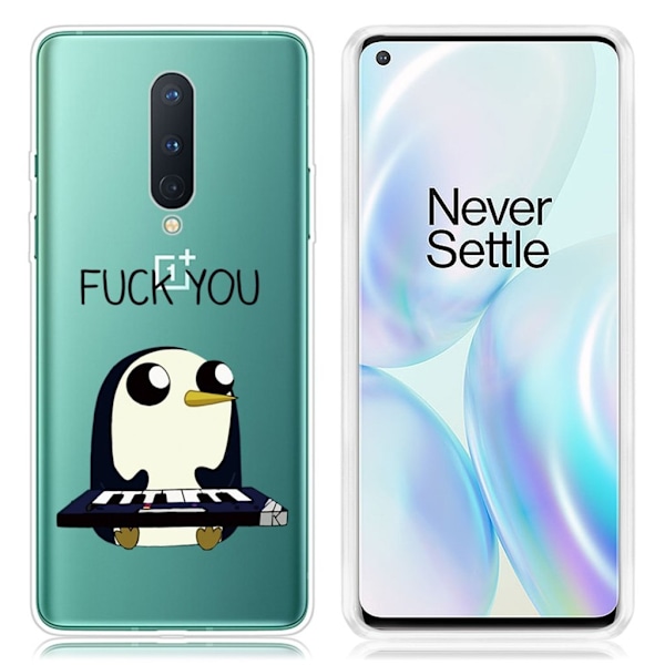 Deco OnePlus 8 skal - Pingvin multifärg