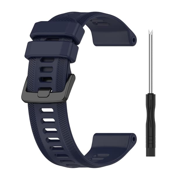 Garmin Forerunner 955 klockarmband i twillstil - Mörkblå Blå