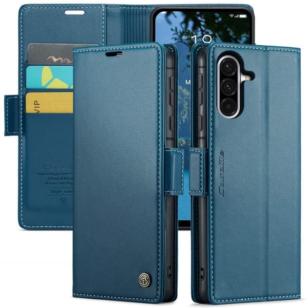 CaseMe Samsung Galaxy A56 glatt etui - Blå Blue