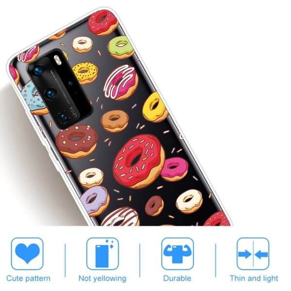 Deco Huawei P40 deksel - Smultringer Multicolor
