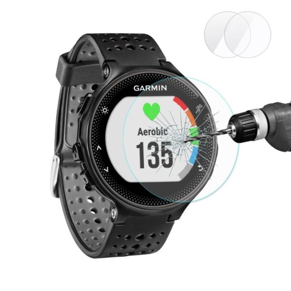 HAT PRINCE Garmin Forerunner 235 temperoitu lasisuoja näytölle 2kpl - Kirkas Transparent