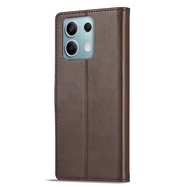LC.IMEEKE Xiaomi Redmi Note 13 5G  flip case - Ruskea Brown