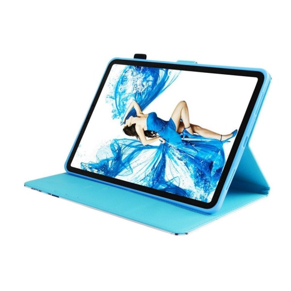 iPad Pro 11 inch (2018) kuviollinen suojakotelo synteeti nahasta missä kortti paikat - Perhoset Blue