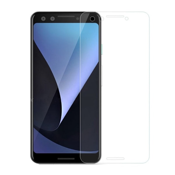Google Pixel 3 skärmskydd tempererat glas Transparent