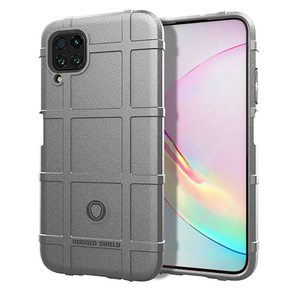 Rugged Shield Huawei P40 Lite / Huawei Nova 6 SE skal - Silver/Grå Silvergrå