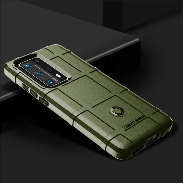 Rugged Shield kuoret - Huawei P40 Pro Plus - Vihreä Green
