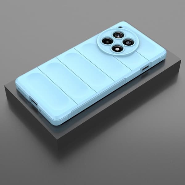 Blødt grebsformet OnePlus 12R / OnePlus Ace 3 cover - Babyblå Blue