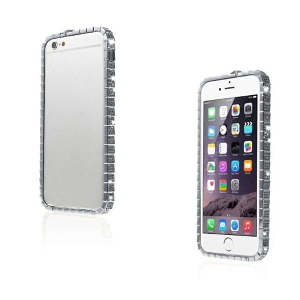 Diamond (Silver) iPhone 6 Metall Bumper Silvergrå