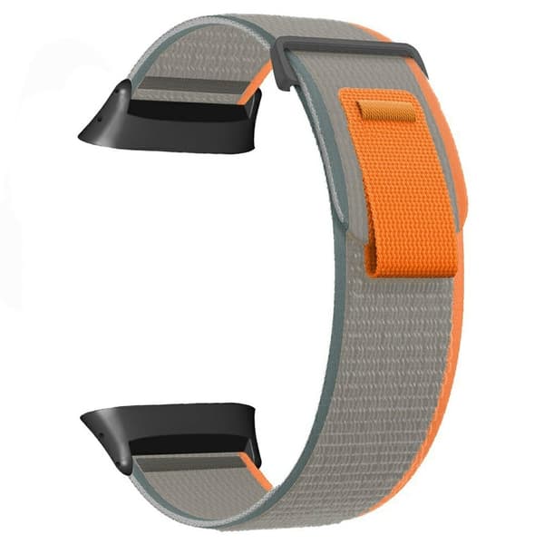 Polar Vantage Watch Strap Nylon Loop säädettävä rannehihna - Oranssi + Harmaa Orange