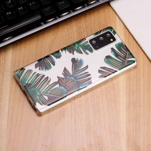Deco Samsung Galaxy Note 20 Ultra Etui - Blad Green