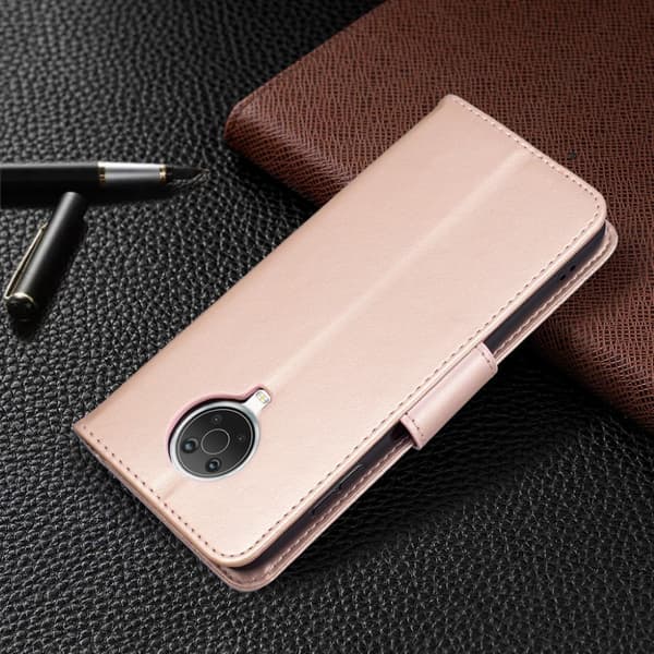 Butterfly Nokia G20 Flippetui - Rose Gull Pink