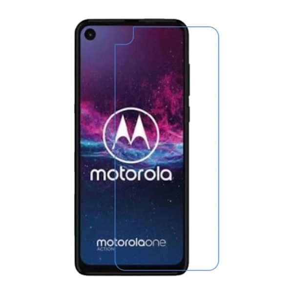 UltraClear LCD Näytönsuoja Motorola One Action / P40 Power Transparent